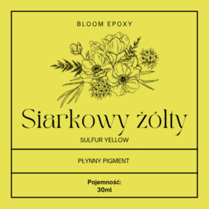 Siarkowy żółty