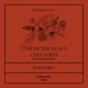 Pomarańczowa czerwień