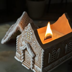 🏠✨ Świąteczne Warsztaty – Domek Pierniczkowy Świeca ✨🕯️