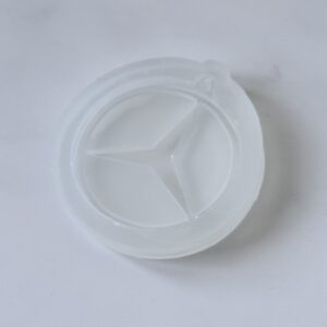 Forma silikonowa — brelok logo Mercedes (4 cm)